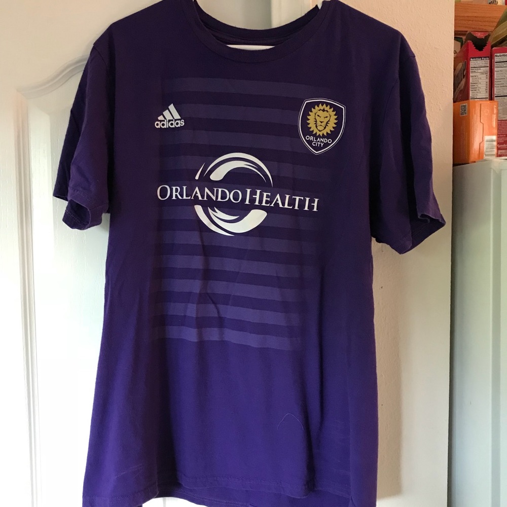 ORLANDO CITY SOCCER MLS MEN’S SIZE L TSHIRT